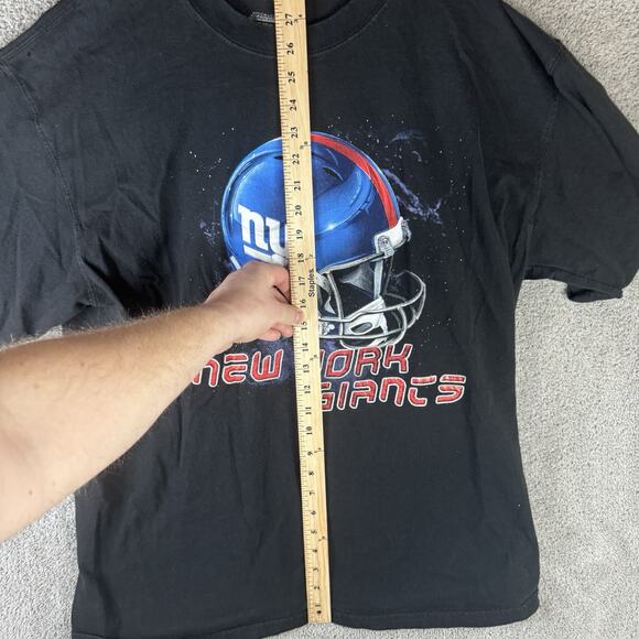 New York Giants Shirt Men's Extra Large Graphic Tee Black Short Sleeve Read Desc - Picture 5 of 7